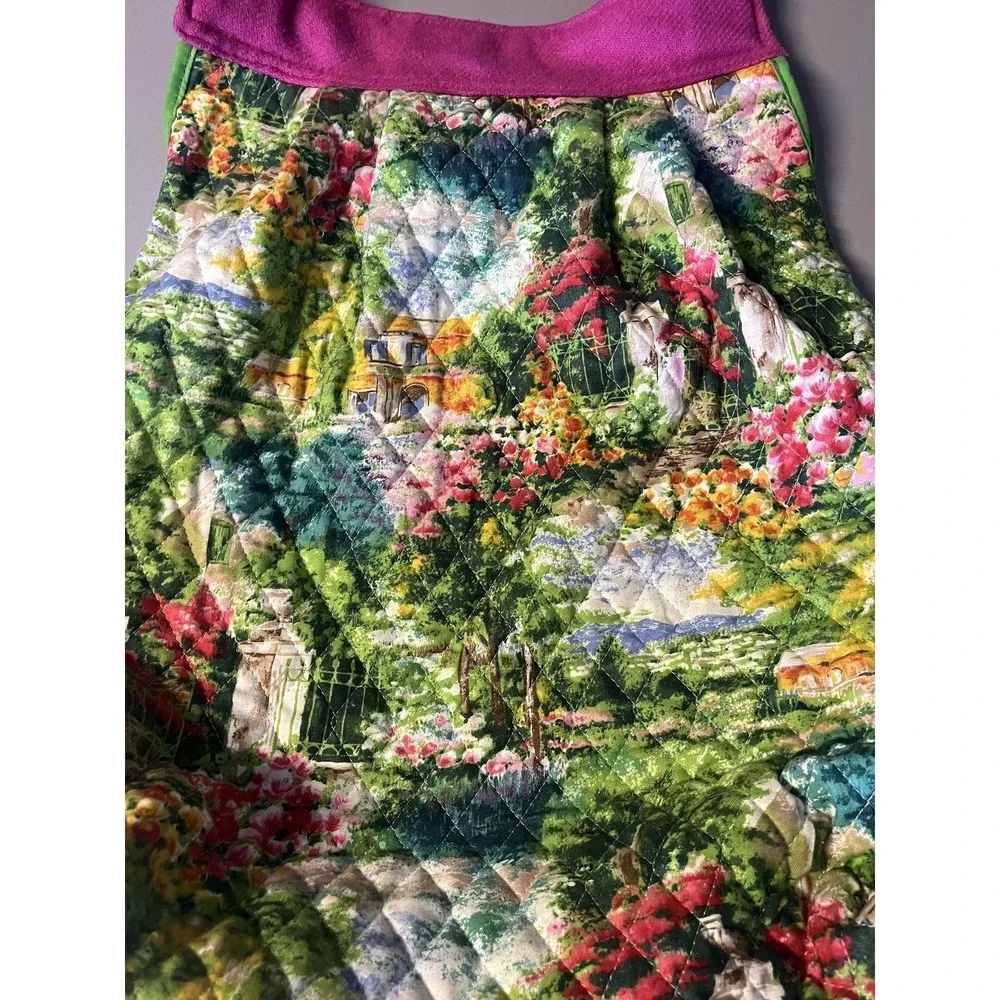 Handmade Shoulder Bag‎ Womens Large Multicolor Floral Quilted Cotton Tote Pouch